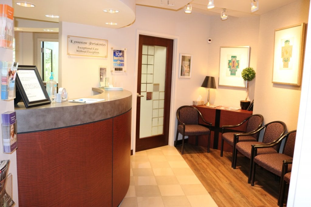 kennestone periodontics reception area